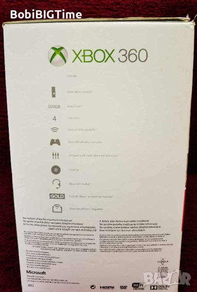 Xbox 360E Стоков Пълен Комплект , снимка 1
