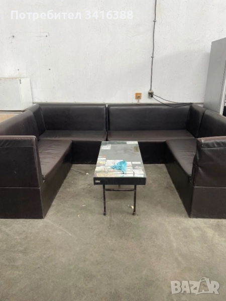 Кожен диван, снимка 1