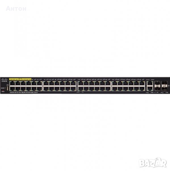 Cisco SG 350-52P 52-Port Gigabit PoE Managed Switch, снимка 1