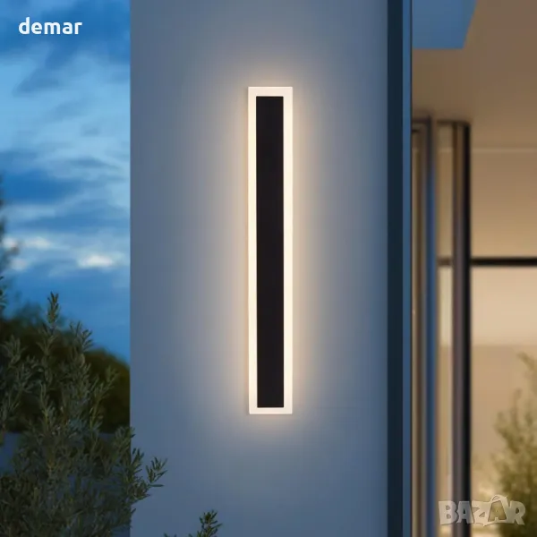 Warmiehomy Външна стенна лампа, LED, IP67, 3000К, 80 см, снимка 1