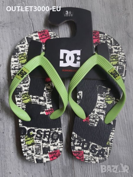 DC Shoes Spray Graffik Flip Flops, снимка 1