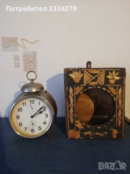 Стар  часовник будилник, снимка 1