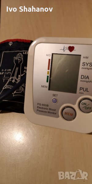 Апарат за измерване на кръвно налягане Pangao PG800b, снимка 1