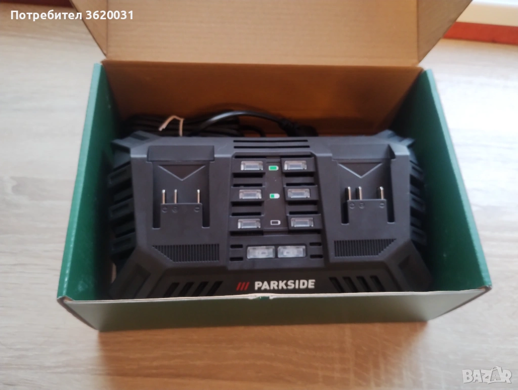 Двойно зарядно Parkside , снимка 1