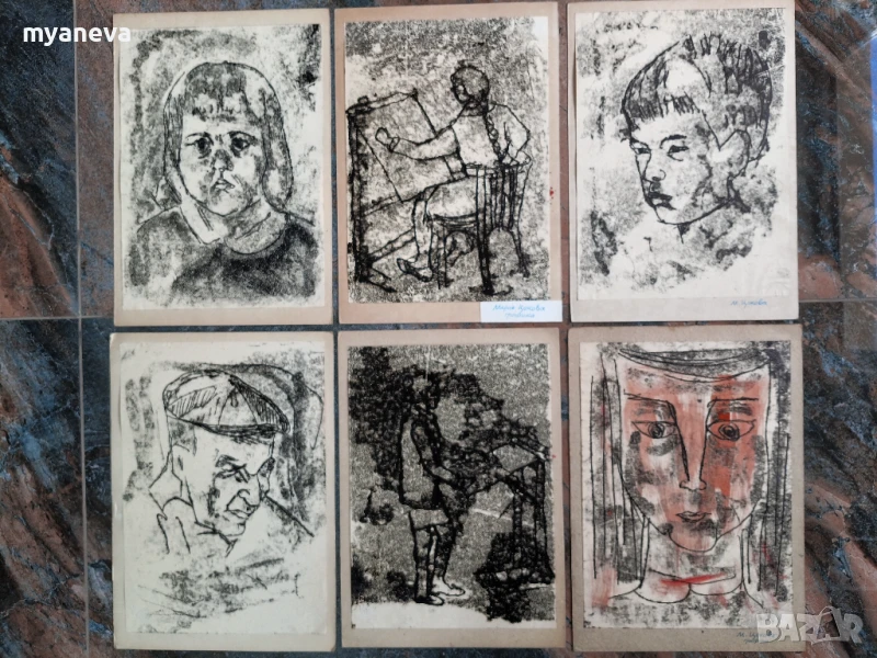 Стари графики от СОЦА на Мария Цокова. , снимка 1