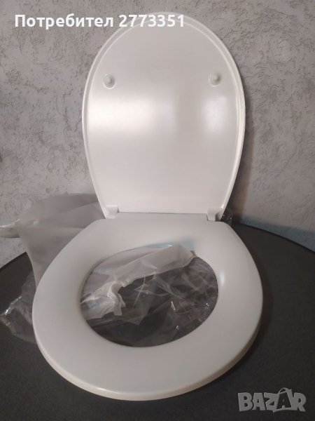 Тоалетна дъска 46/37см междуболтово 11 см, снимка 1