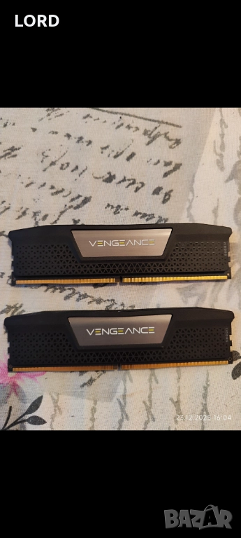 Рам памет 32GB DDR5 5600 Corsair Vengeance , снимка 1