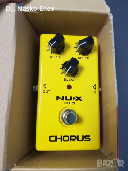 Nux CH-3 Chorus Electric guitar pedal effect - хорус педал за ел китара /КАТО НОВ/, снимка 1