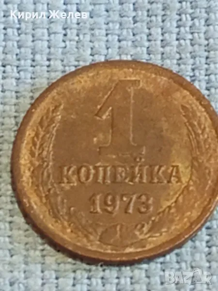 Стара монета 1 копейка 1973г. СССР рядка за КОЛЕКЦИЯ ДЕКОРАЦИЯ 40369, снимка 1
