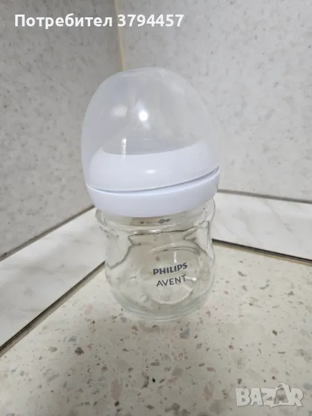 Стъклено шише Philips Avent , снимка 1