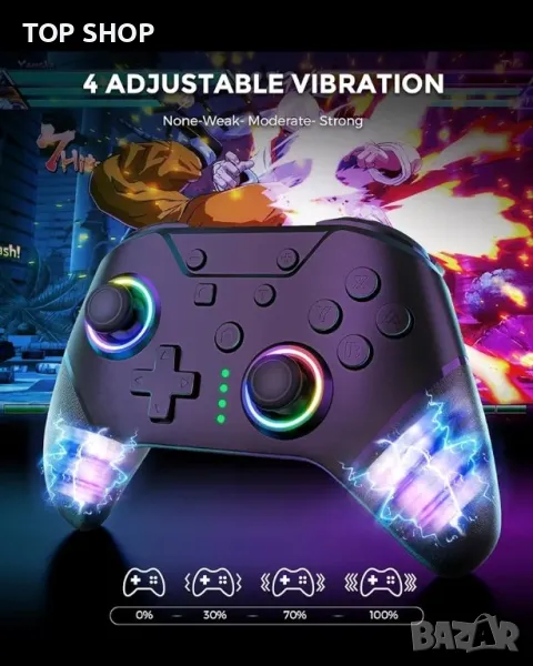 Switch безжичния контролер с макро бутони, снимка 1