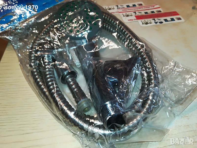 комплект за душ слушалка с маркуч и държач за стена 0501231831, снимка 1