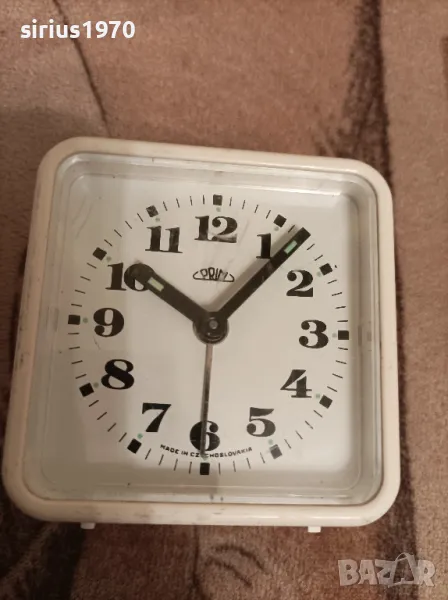 прим чехословашки будилник работещ, снимка 1