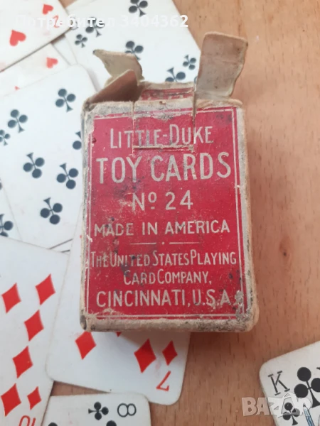 Стари мини колекционерски карти за игра Little Duke, снимка 1