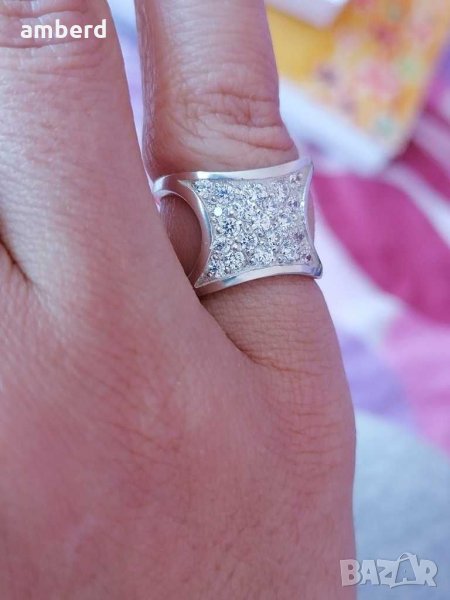 Страхотен сребърен пръстен - модел R046, снимка 1