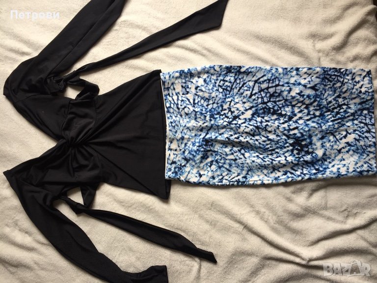 Пола тип “молив” и блуза, снимка 1