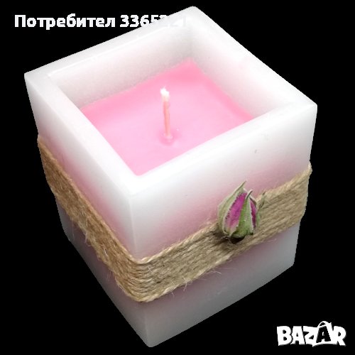  Свещ  куб, снимка 1