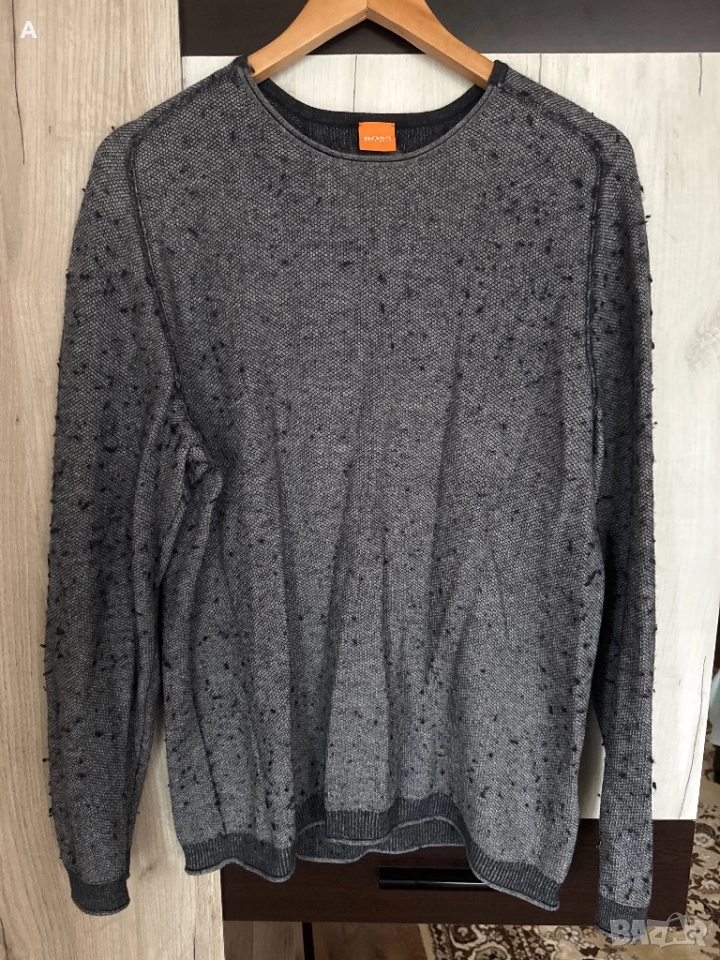 Вълнен пуловер BOSS, снимка 1
