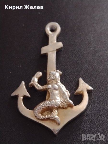 РЕТРО БИЖУ УКРАШЕНИЕ КОТВА С РУСАЛКА ОТ СОЦА ЗА КОЛЕКЦИЯ 37485, снимка 1