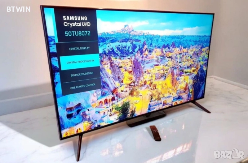 Телевизор - Samsung 50 ИНЧА - Smart - 4K - Ultra - HD - LED ! , снимка 1