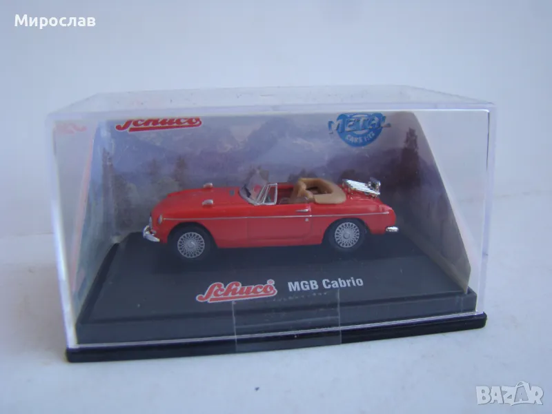 1:72 SCHUCO MGB CABRIO КОЛИЧКА МОДЕЛ ИГРАЧКА, снимка 1