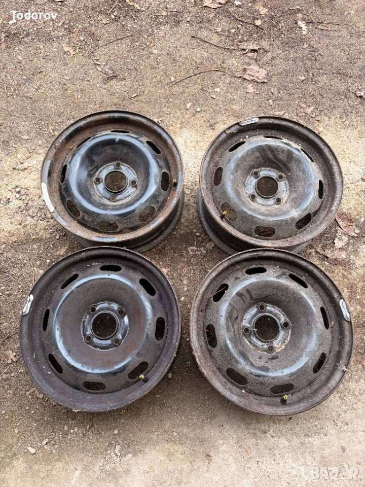 Железни джанти за Peugeot 207 / 208 Citroen C3, снимка 1