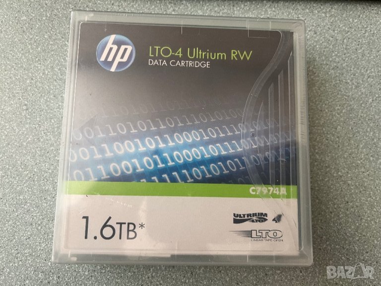 Aрхивиращo устройствo, HP LTO-4 Ultrium RW Data Cartridge 1.6TB, снимка 1