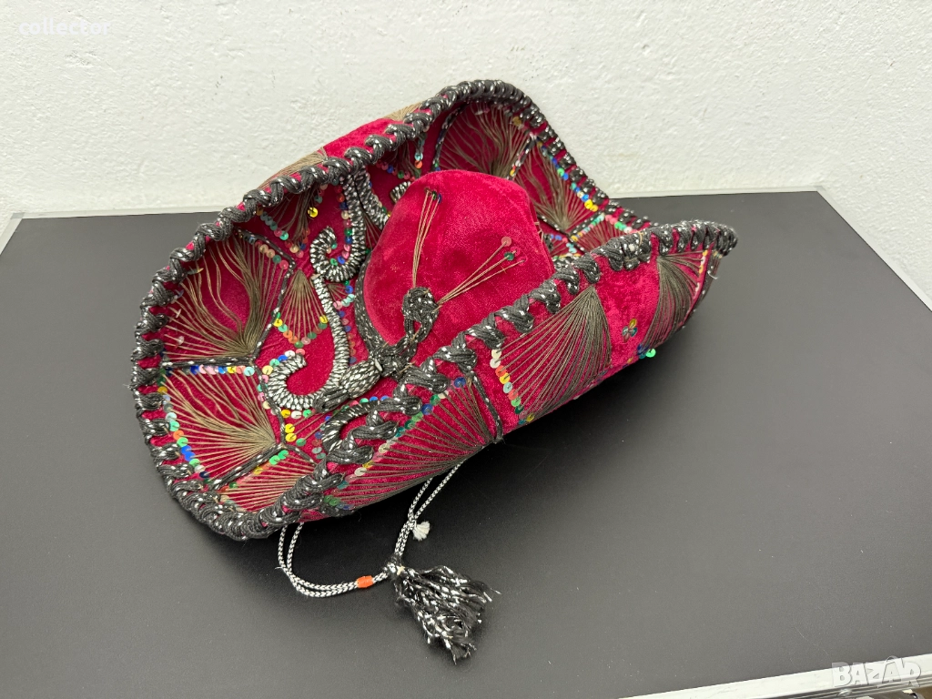 Богато украсено мексиканско сомбреро. №7666, снимка 1