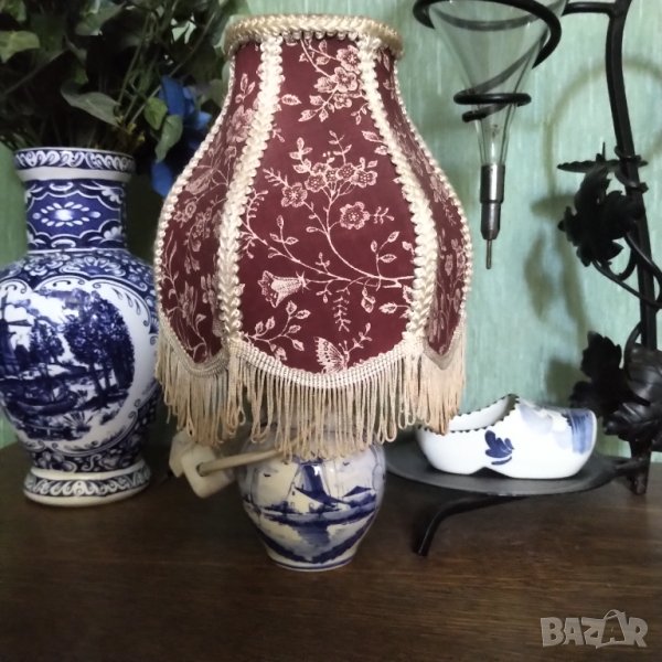 Делфт стара нощна лампа  , снимка 1