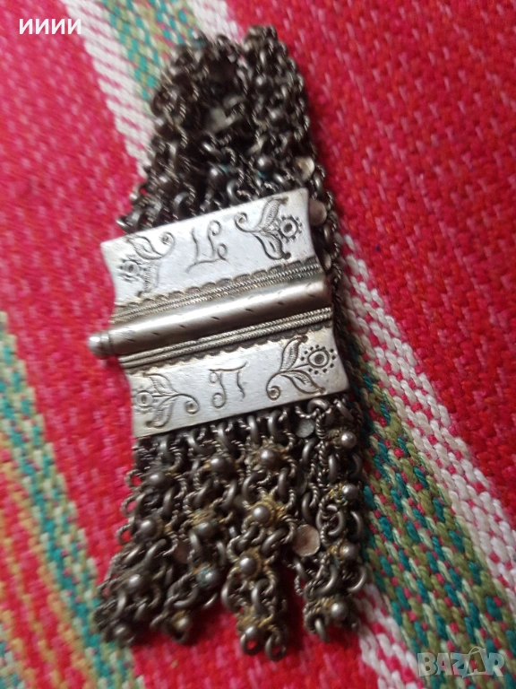 Сребърна гривна верижка 3, снимка 1