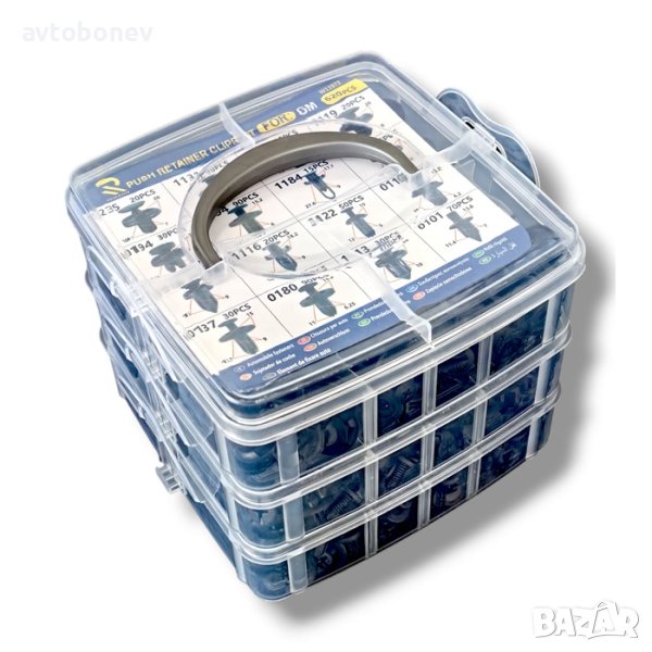 Комплект щипки в кутия /620 части/ -04-, снимка 1