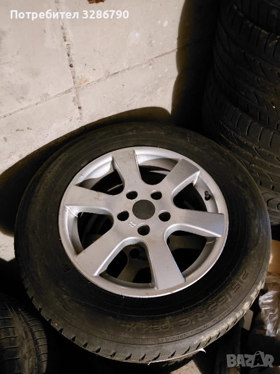 джанти 5х114.3 с гуми 215/65/16, снимка 1