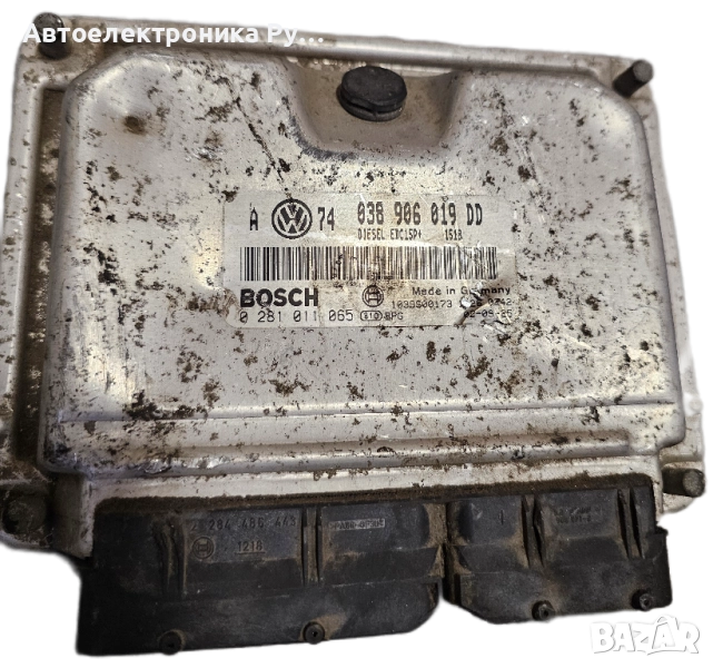 компютър VW VOLKSWAGEN GOLF BORA 1.9 TDI ATD, 038906019DD, 038 906 019 DD, BOSCH ,0 281 011 065, снимка 1
