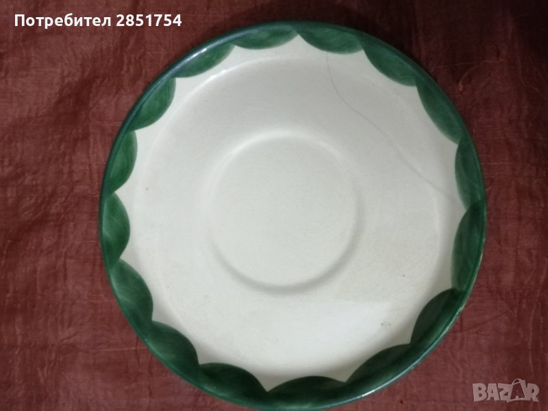 Колекционерска чинийка от серията,, Петел и кокошка "на керамика ,, Zeller ", снимка 1