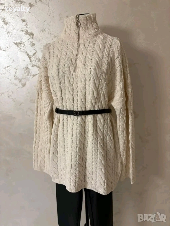 Дамски Блузон с Яка , снимка 1