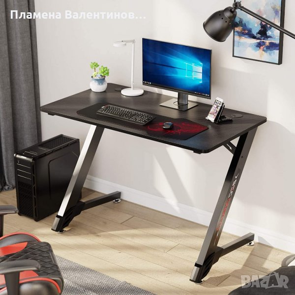 ERK-GD-4301 Геймърско бюро / Геймърска маса, снимка 1