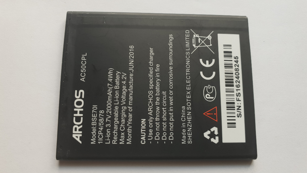 Батерия Archos 50C Platinum - Archos AC50CPL в Оригинални батерии в гр.  София - ID36560233 — Bazar.bg