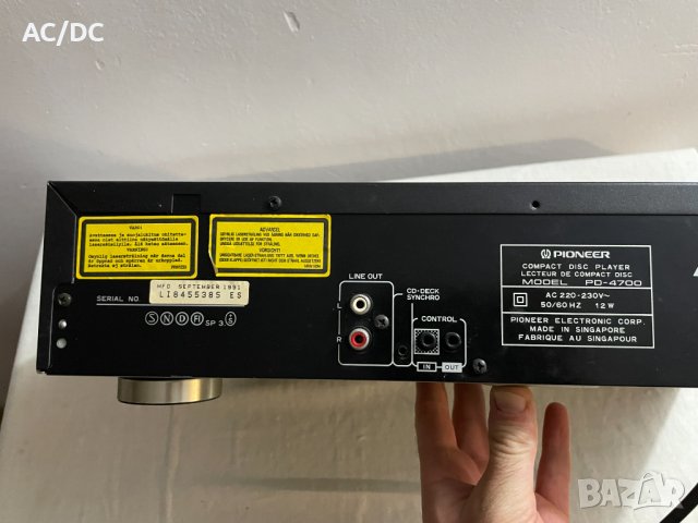 Pioneer PD-4700 CD player / плеър , снимка 5 - Ресийвъри, усилватели, смесителни пултове - 42515121