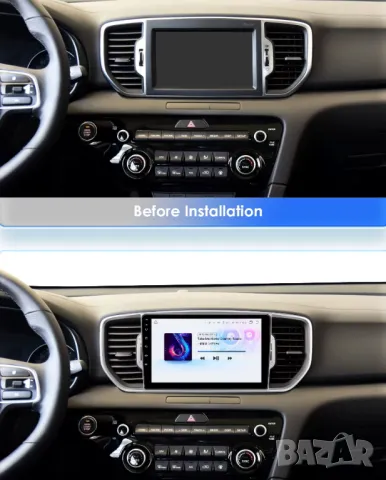 Мултимедия, Двоен дин, Навигация, за KIA Sportage 4, КИА Спортидж, плеър, Android, 2016, 2017, 2018 , снимка 6 - Аксесоари и консумативи - 48919310