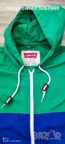 Levis горнище тип ветровка  М, снимка 2 - Суичъри - 40065486