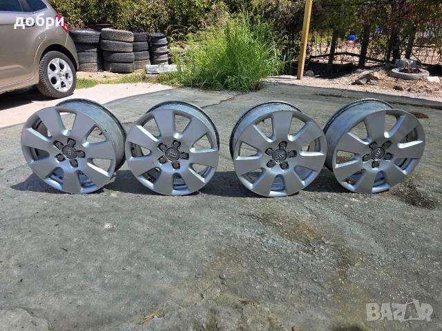 оригинални джанти за Audi Q7 5х130-7.5Jx18, снимка 2 - Гуми и джанти - 55879178
