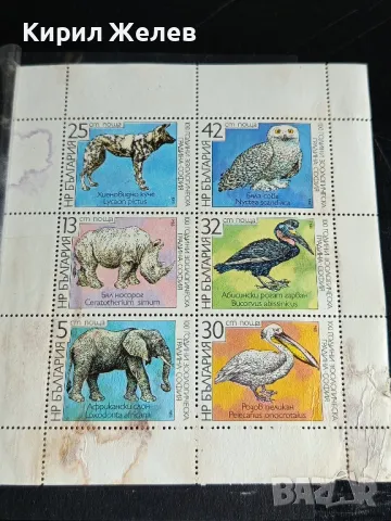 Пощенски марки чисти 100г. ЗООЛОГИЧЕСКА ГРАДИНА СОФИЯ редки за КОЛЕКЦИОНЕРИ 46691, снимка 8 - Филателия - 47756593