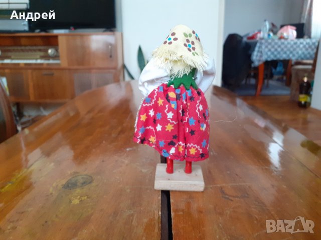 Стара фолклорна фигурка,сувенир #5, снимка 3 - Антикварни и старинни предмети - 31581129