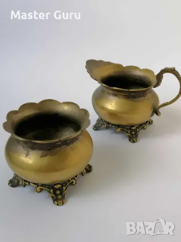 Стари бронзови съдове - 2 бр., снимка 3 - Антикварни и старинни предмети - 47297132