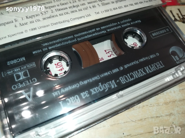 ГЕОРГИ ХРИСТОВ-ОРИГИНАЛНА КАСЕТА 2108251725, снимка 13 - Аудио касети - 51444642