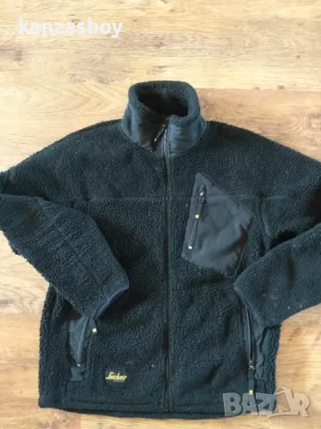 snickers workwear sherpa fleece - мъжко работно горнище СЪС СЛЕДИ ОТ УПОТРЕБА, снимка 7 - Якета - 48616365