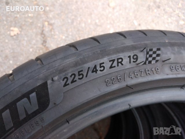 4бр летни гуми 225/45R19 Michelin PILOT SPORT 4 DOT 0219, снимка 3 - Гуми и джанти - 31072312