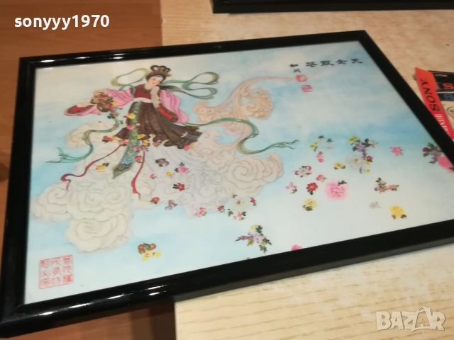 JAPAN-СКА КАРТИНА СТЪКЛО И РАМКА 2709251919, снимка 3 - Картини - 51859595