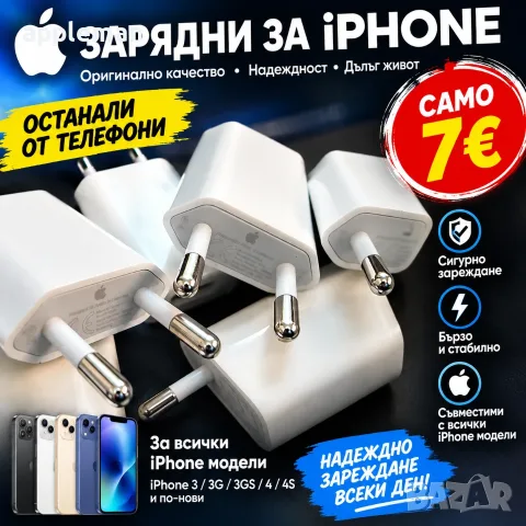 Оригинални зарядни устройства (адаптери) Apple 5W USB Power Adapter iPhone iPad iPod
