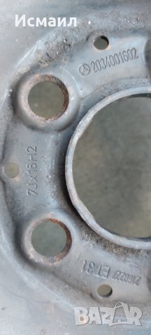 Железни джанти за Мецедес W203 16ц, снимка 4 - Гуми и джанти - 42281410